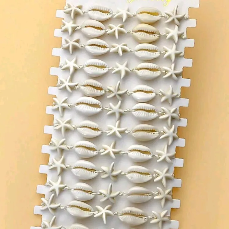 Pulseras de caracoles