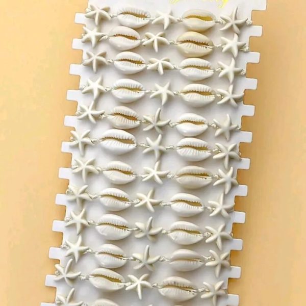Pulseras de caracoles