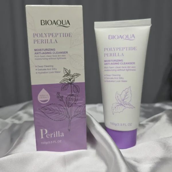 Limpiador facial de Polipéptidos de perilla