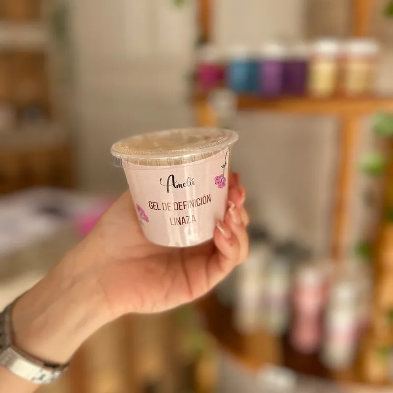 Gel definidor de rizos de Linaza