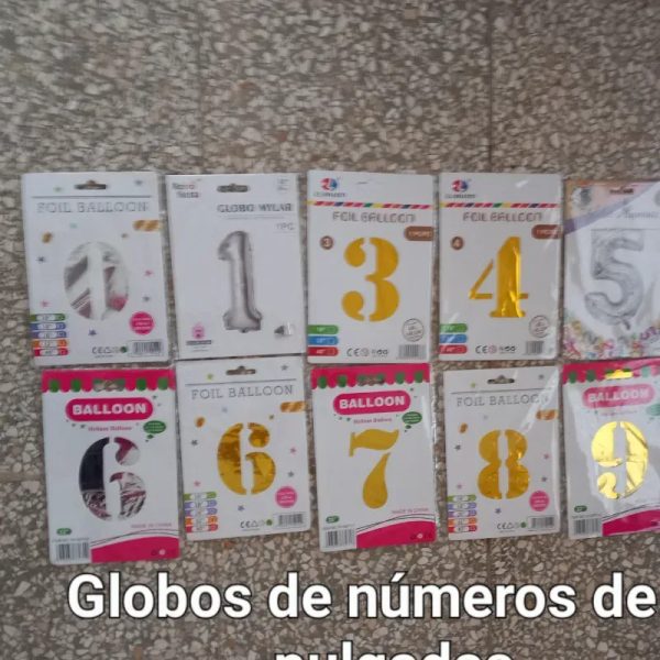 Globos de números