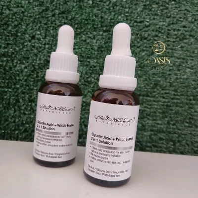 Ácido glicólico + hamamelis