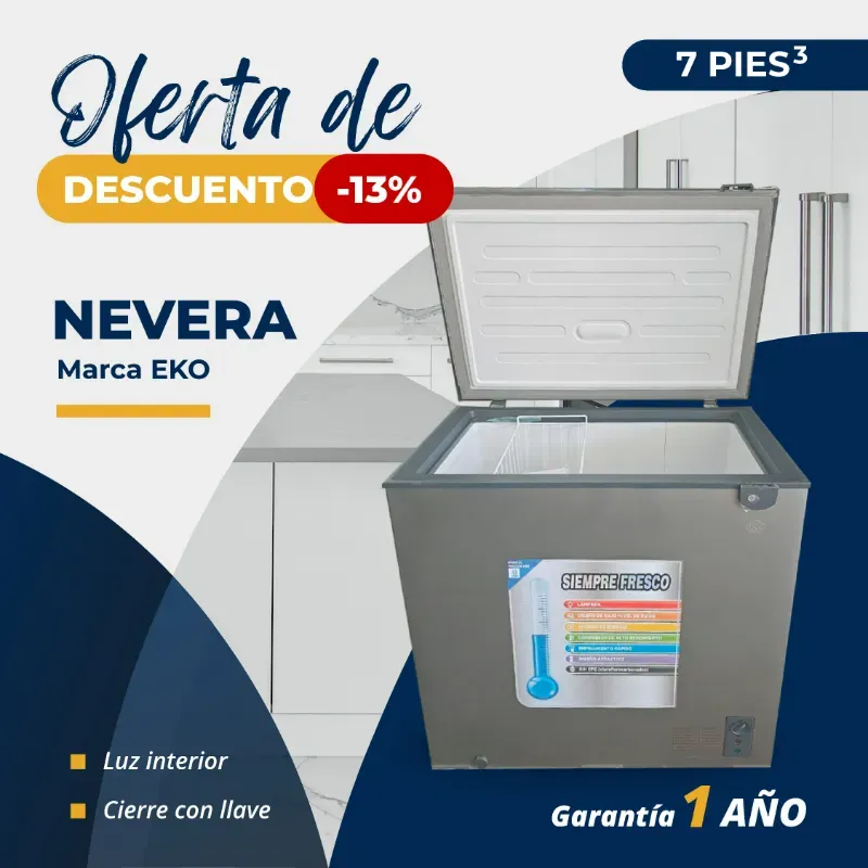 NEVERA DE 7 PIES MARCA EKO