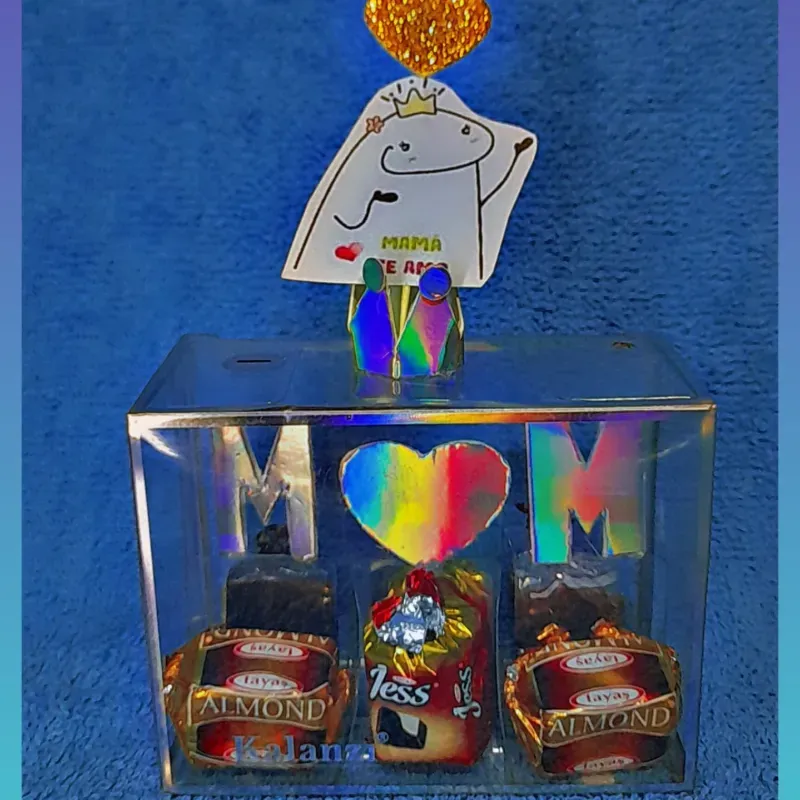 Caja transparente para Mamá  2