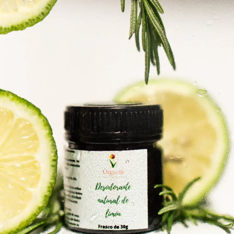 Desodorante natural de limón