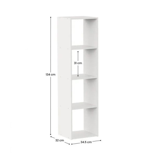 Estantería de 4 Niveles SpaceQub