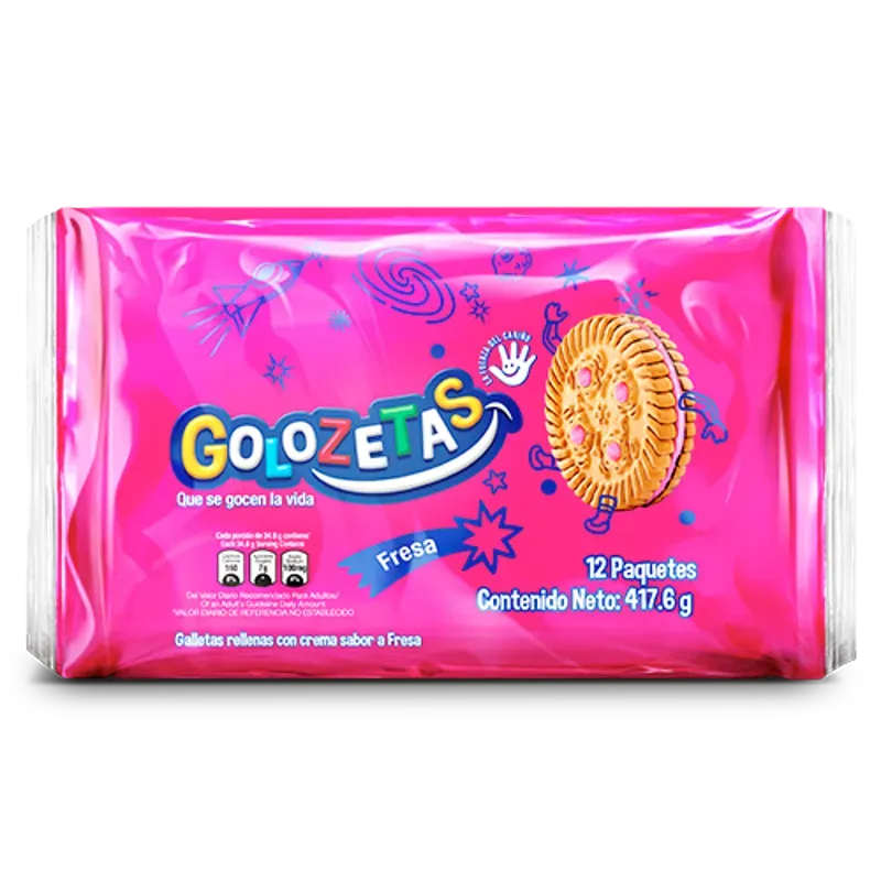 Galletas Golozeta Fresa