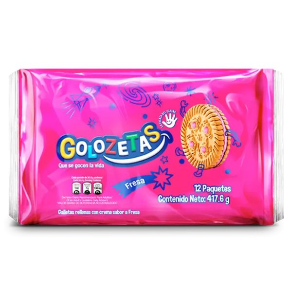 Galletas Golozeta Fresa