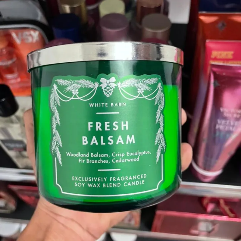 Vela aromática (3 mechas ) Fresh Balsam