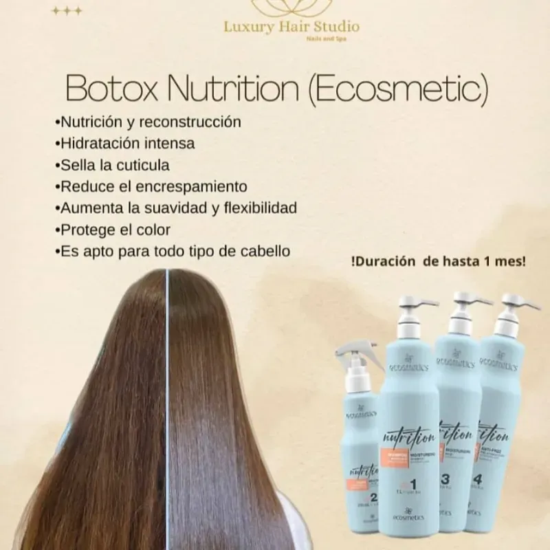 Linea profesional ecosmetics para hudratacion intensa