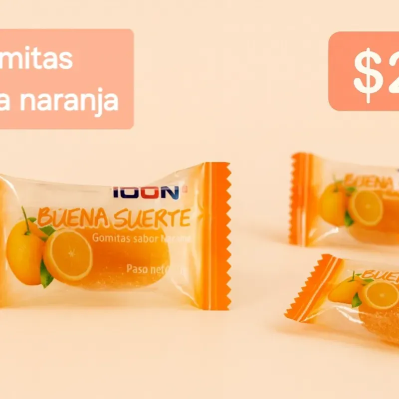 Gomitas sabor a naranja
