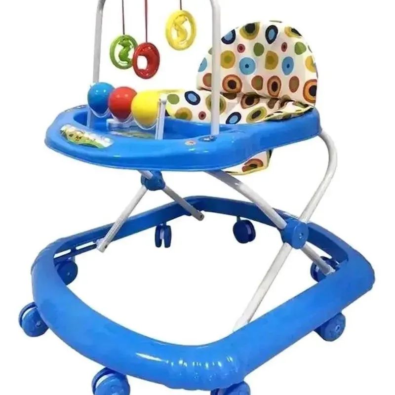 Andador Azul con Aros y Pelotas