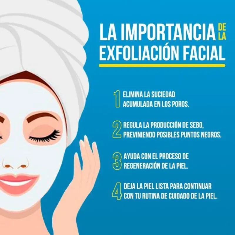 Exfoliación facial profesional