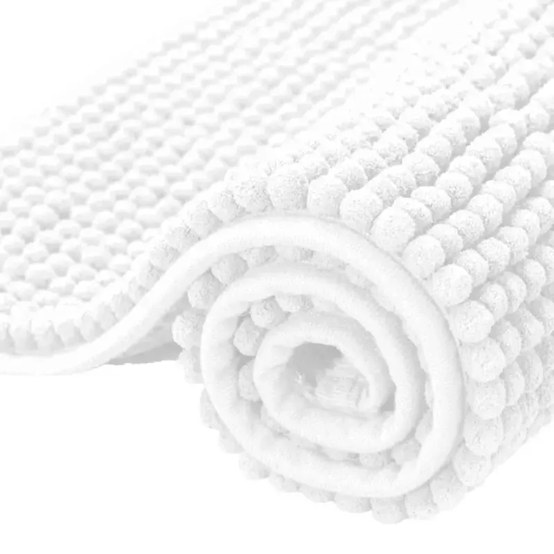 Alfombra de Chenilla color blanco