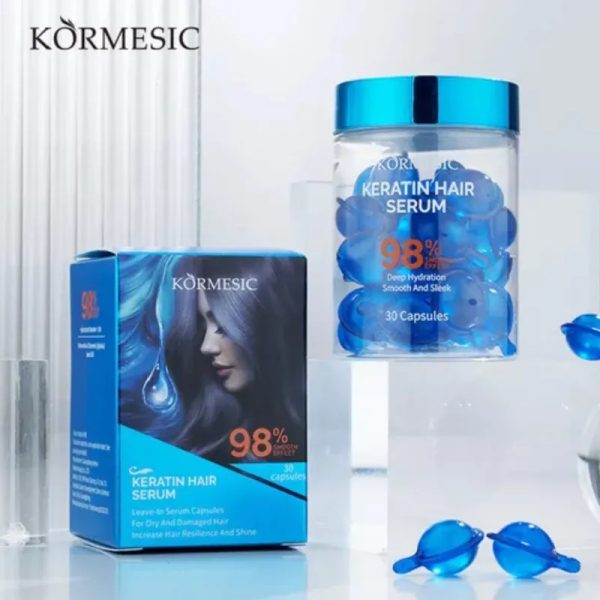 Cápsulas capilares  de keratina 98% smooth hair