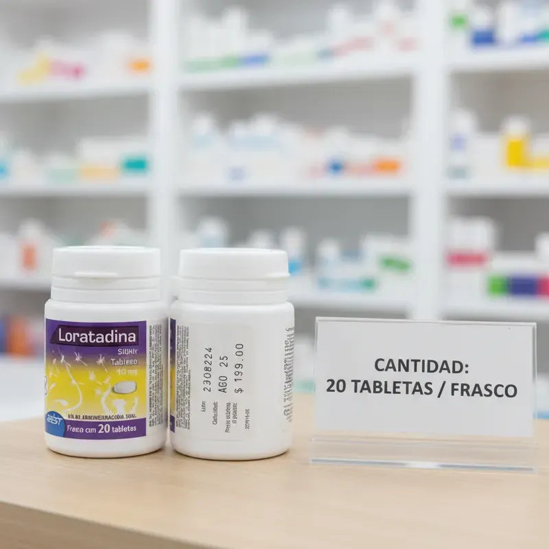 LORATADINA (POMO 20t)REBAJADA X SU FECHA DE VECIMIENTO 12-25)