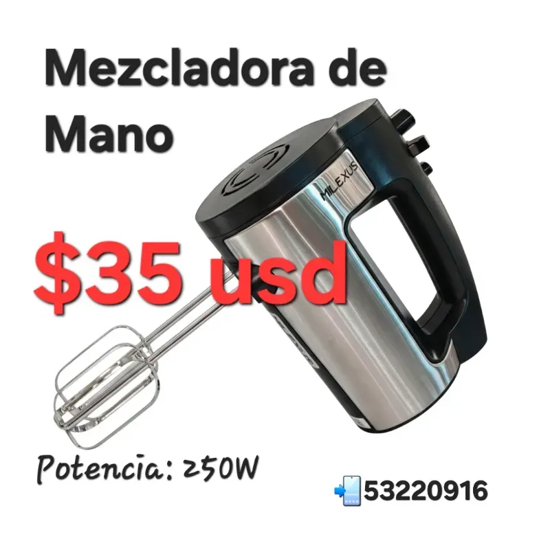 Mezcladora de mano eléctrica Milexus
