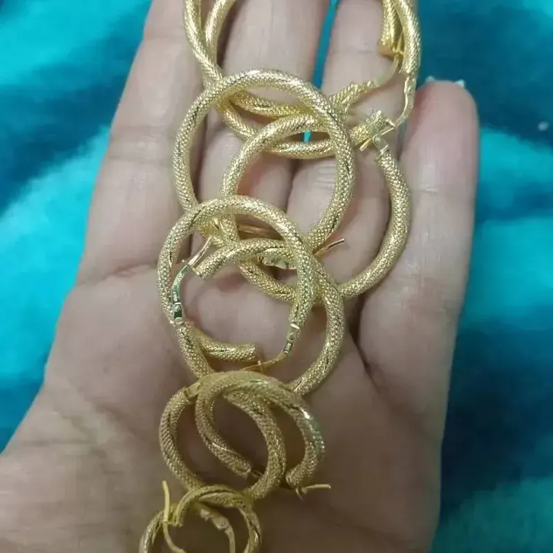 Argollas nevadas tubo fino