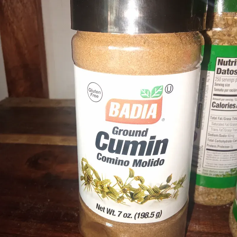 Condimento comino molido