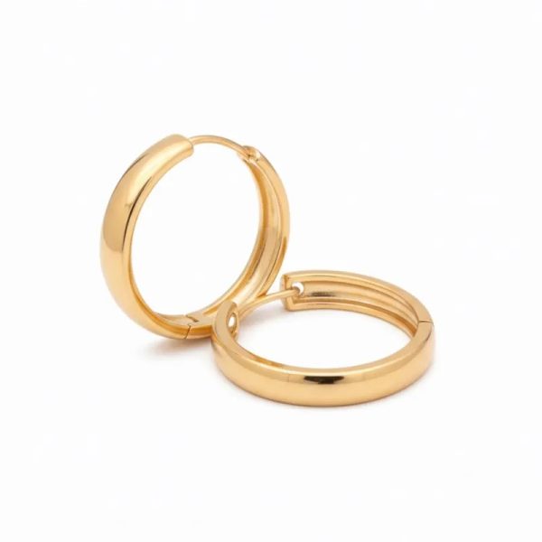 Argollas grandes sencillas