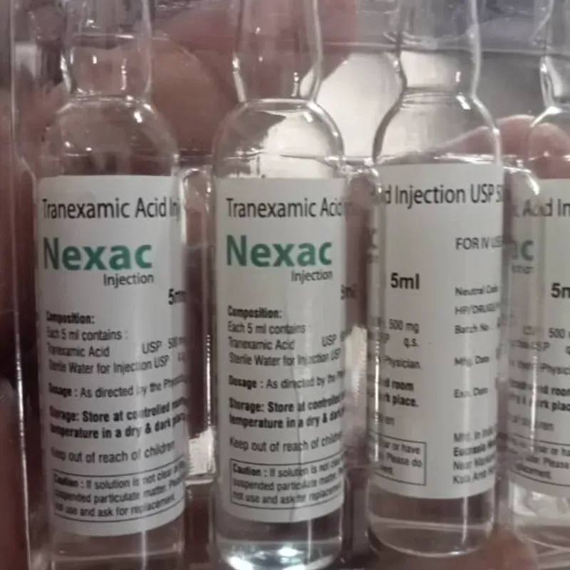 ACIDO TRANEXAMICO 5ML 500mg (Bulbo)