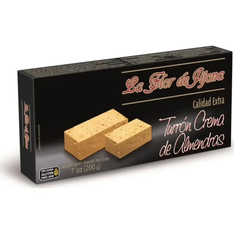 Turrón crema de almendra. La flor de Jijona