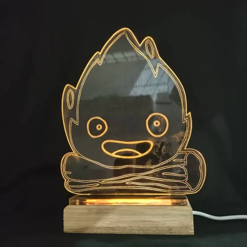  Lámpara Calcifer (El Castillo Ambulante)