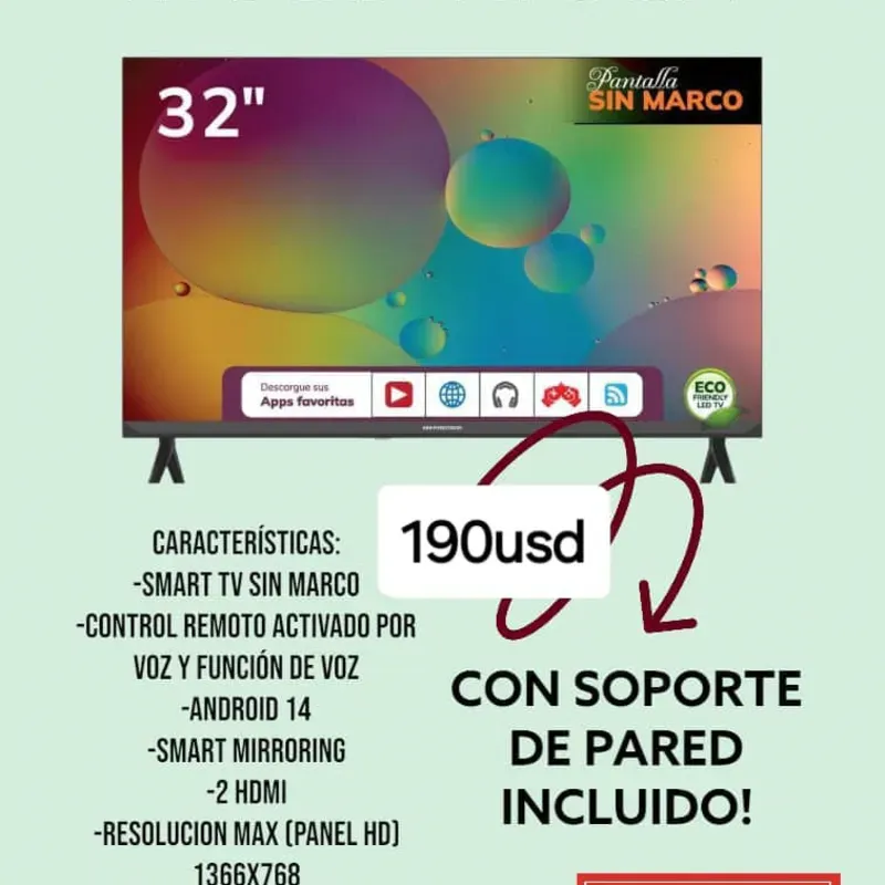 Tv Premier 32 con soporte