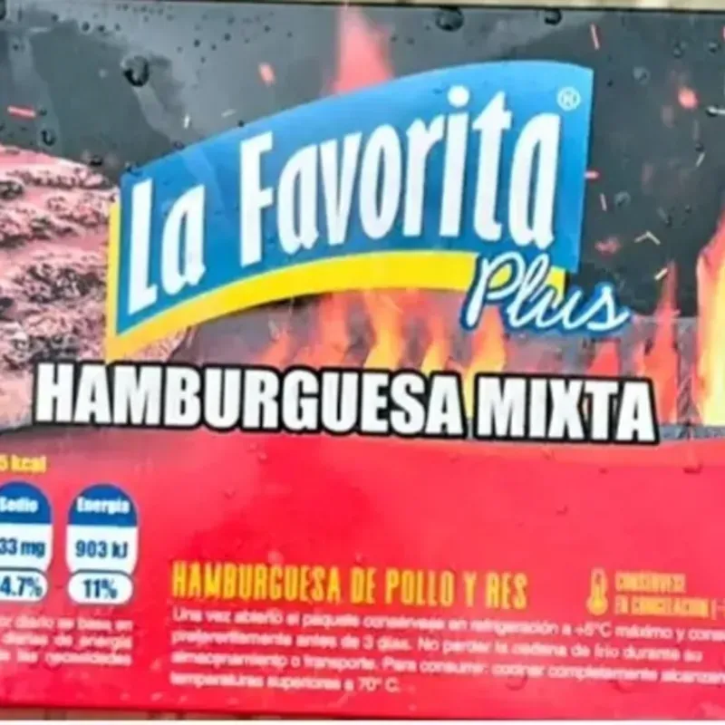 PAQUETE DE HAMBURGUESAS