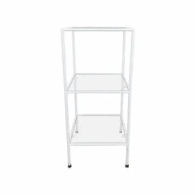 Mesa de tres niveles de cristal