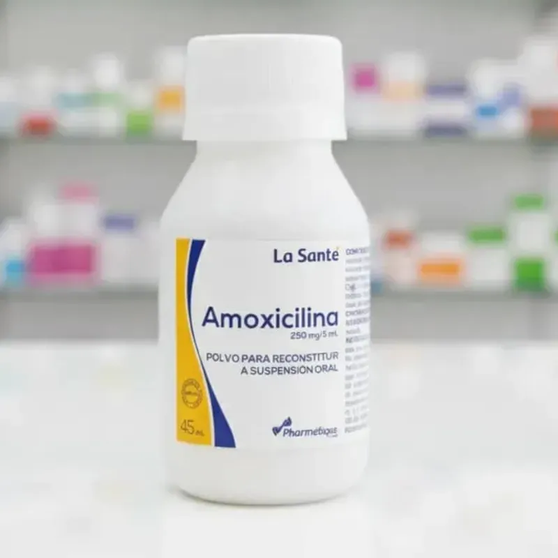 Amoxicilina suspension (60ml,250mg))(NO TIENE FECHA DE FECHA VENCIMIENTO)