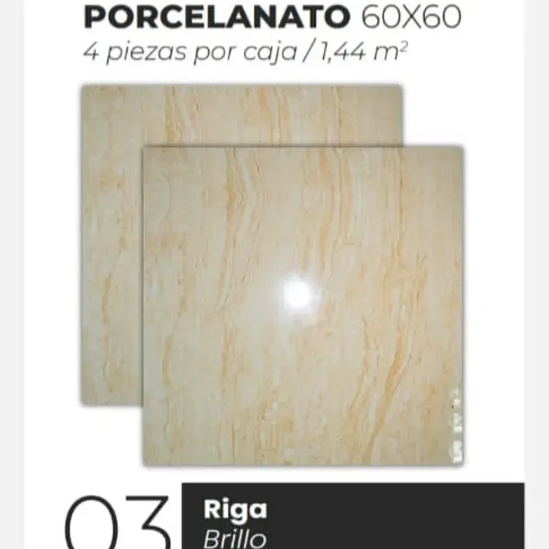 Losas Porcelanato Brillo Riga