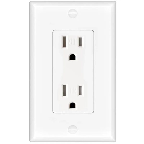 Tomacorriente doble de 15 Amp MICMI