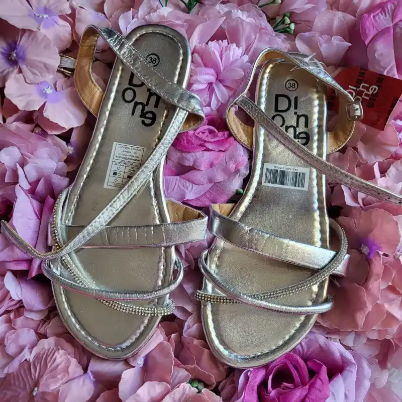Sandalias plateadas