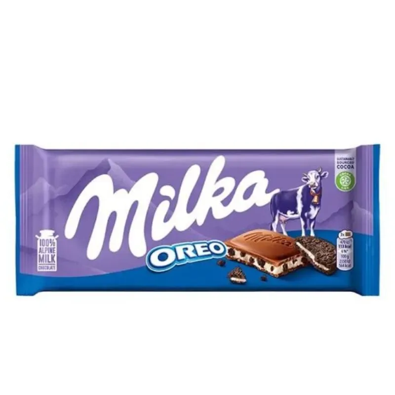 Tableta de chocolate Milka Oreo - 100g