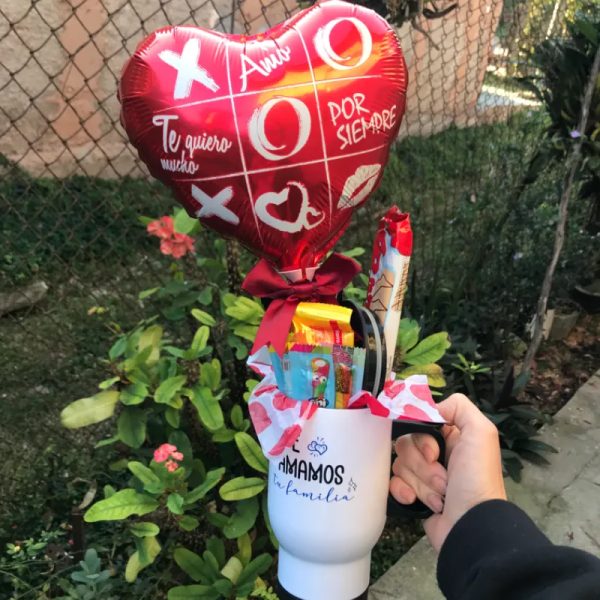 Jarra Metálica con Globo