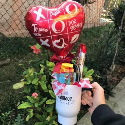 Jarra Metálica con Globo