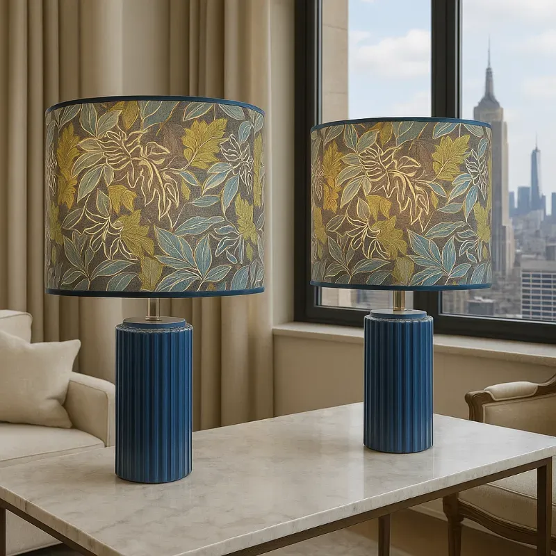 Lámparas base Azul Cerúleo