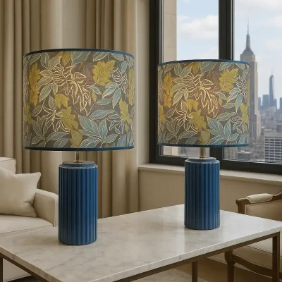 Lámparas base Azul Cerúleo