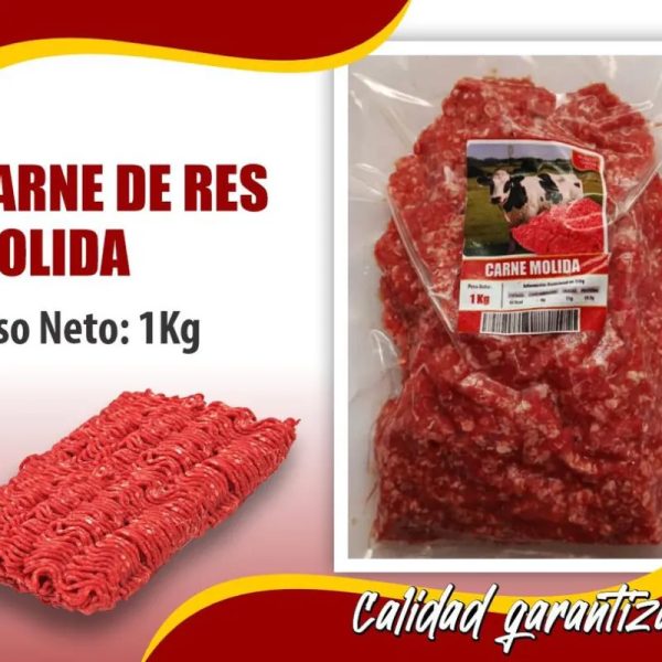 Carne de Res molida 1kg