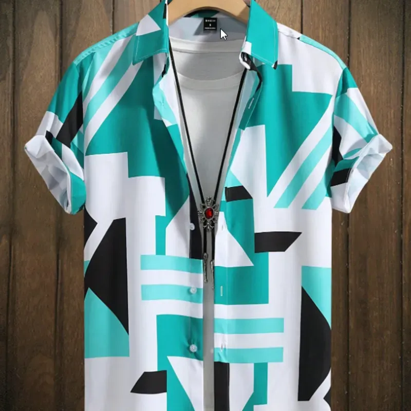 Camisa green pattern