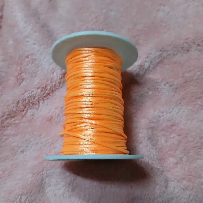 Hilo cola de rata naranja 1 mm