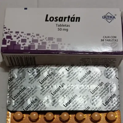 Losartán Potásico de 50 mg de 15 Tabletas