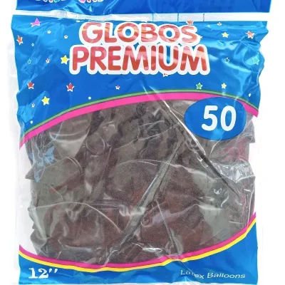 Globos por unidad Color negro