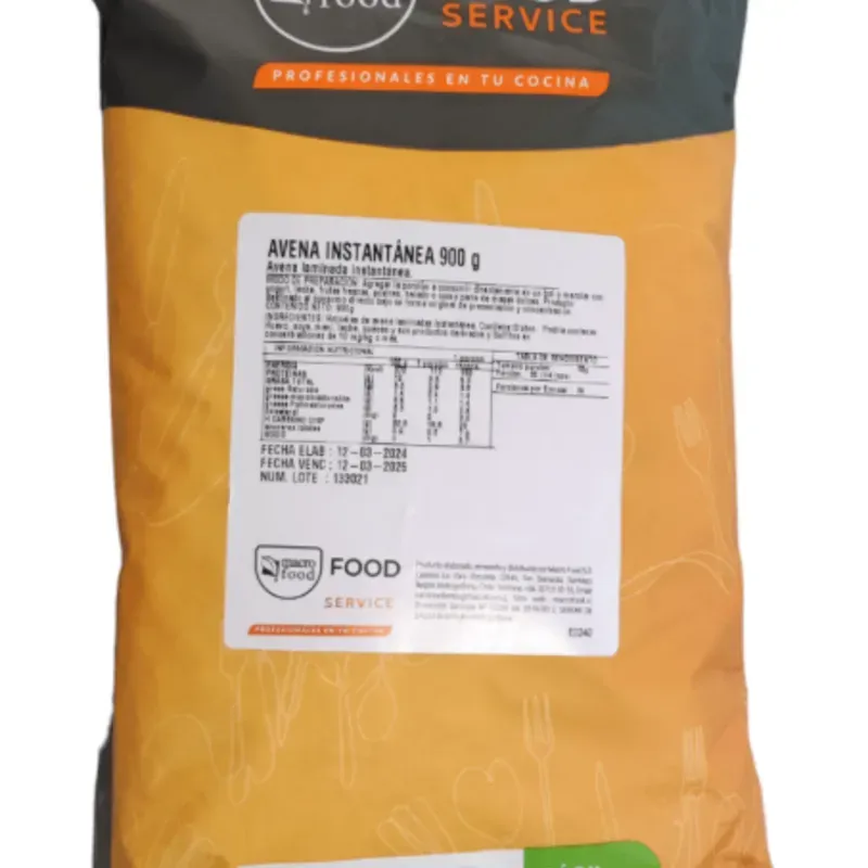 Avena Instantánea MacroFood 900 gr.