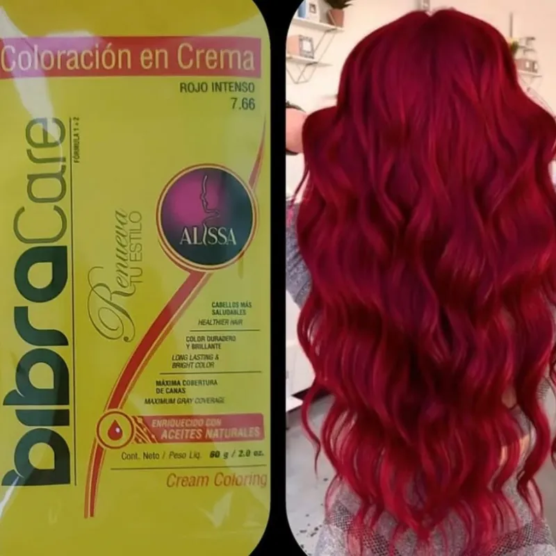 Tinte Bibracare 7.66 rojo intenso