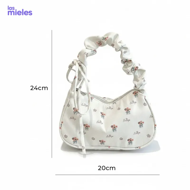Bolso con estampado floral