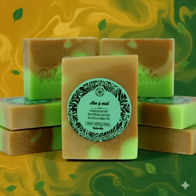 JABÓN DE ALOE VERA y MIEL