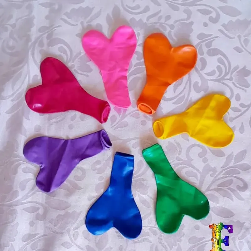 Globo de látex de corazón