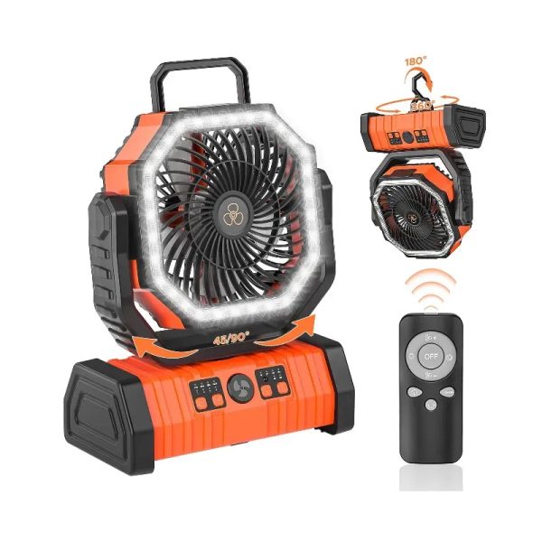 Ventilador recargable.